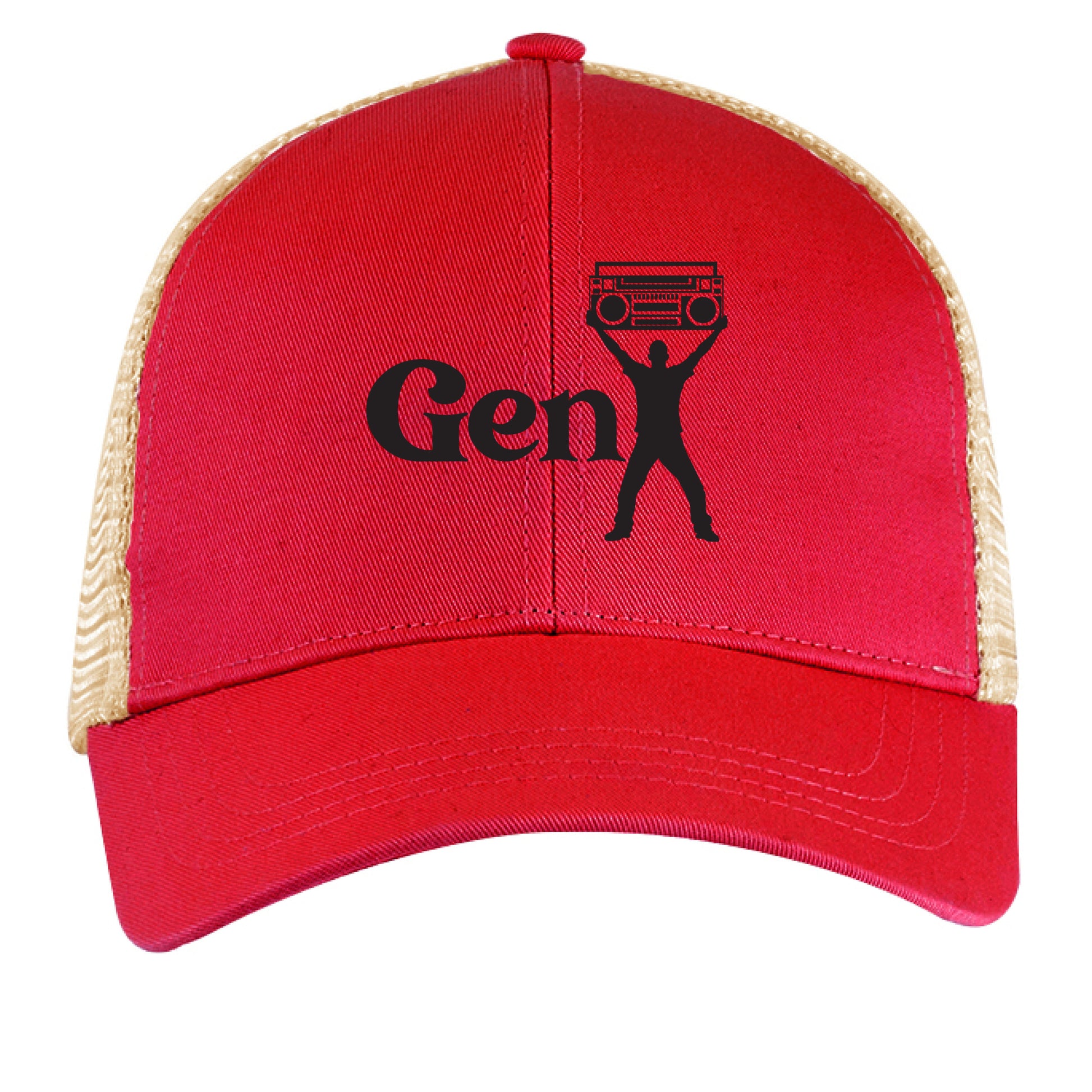 RED / OYSTER - FRONT